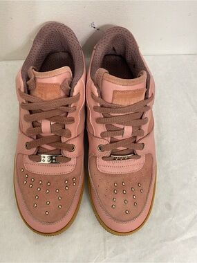 Red Valentino Pink Swede Studded Sneakers . Size 40